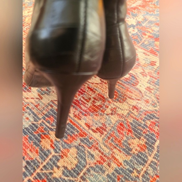 POLO RALPH LAUREN Jennison tall black leather boots with heels size 8.5B - Picture 9 of 11